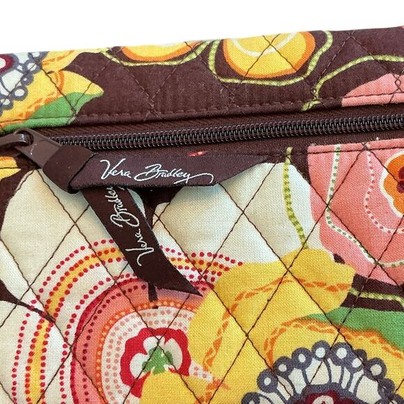 VERA BRADLEY Opera Quilted Wallet Folkloric, Make Me Blush, Buttercup - Picture 14 of 16